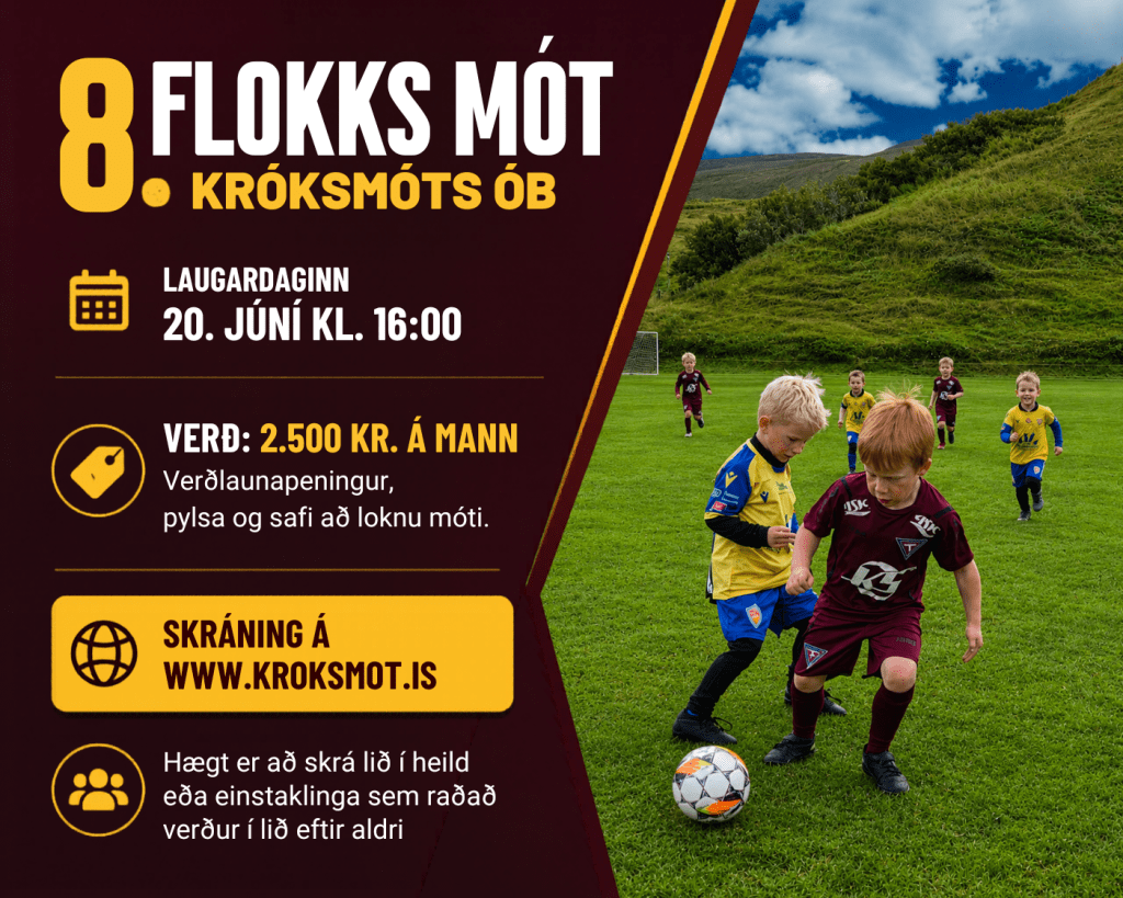 8. flokks mót – skráning
